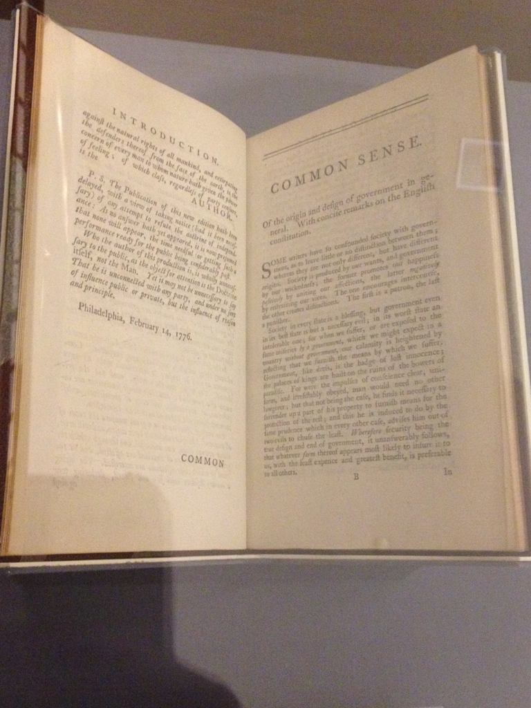 We all need a little. #CommonSense #thomaspaine #1776