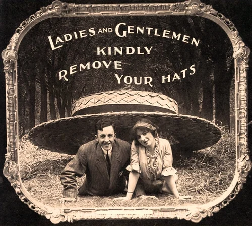 eachdayaflower:

goodolddays:

my-ear-trumpet:

calaverasbaby:

oldhollywood:

1910’s-era movie theater etiquette Public Service Announcement (via altena archive) 
A unique feature of early films was the projection of slides onto the screen while re…