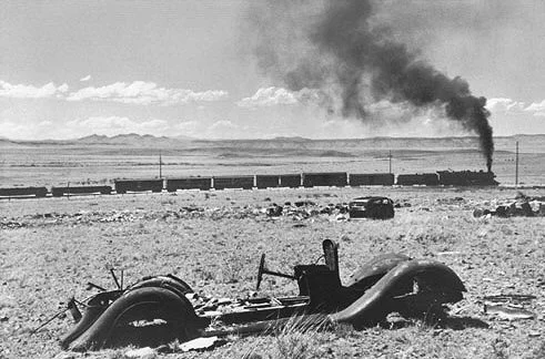 "Arizona," 1947. Henri Cartier-Bresson.
I’ve recently been very much attracted to the photographs of Henri Cartier-Bresson. He captures that same sentiment that I’ve been trying to blog here since the creation of this tumblr account. His…