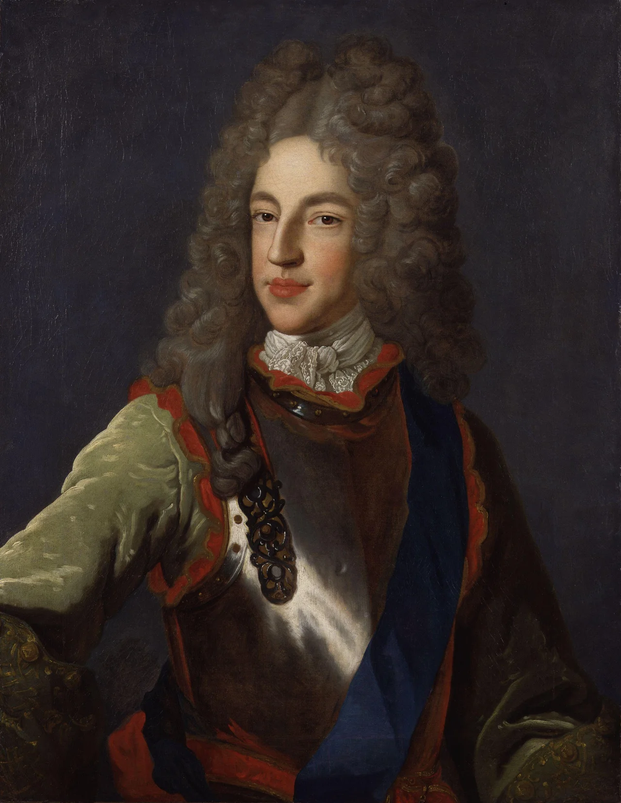 my-ear-trumpet:

James Francis Edward Stuart, Prince of Wales, by Alexis Simon Belle. (c. 1712)There’ll Never Be Peace Till Jamie Comes Hame By yon Castle wa’, at the close of the day, I heard a man sing, though his head it was gray; And as he was s…