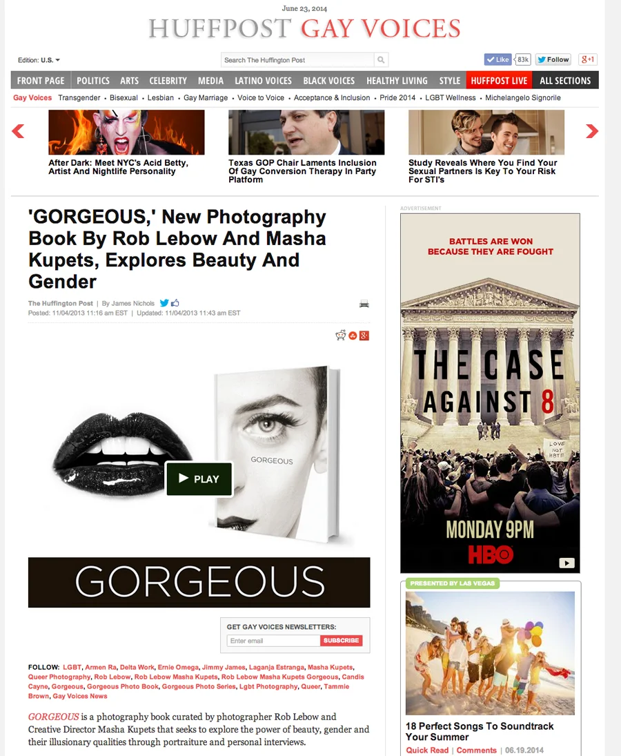 gorgeous huffpo