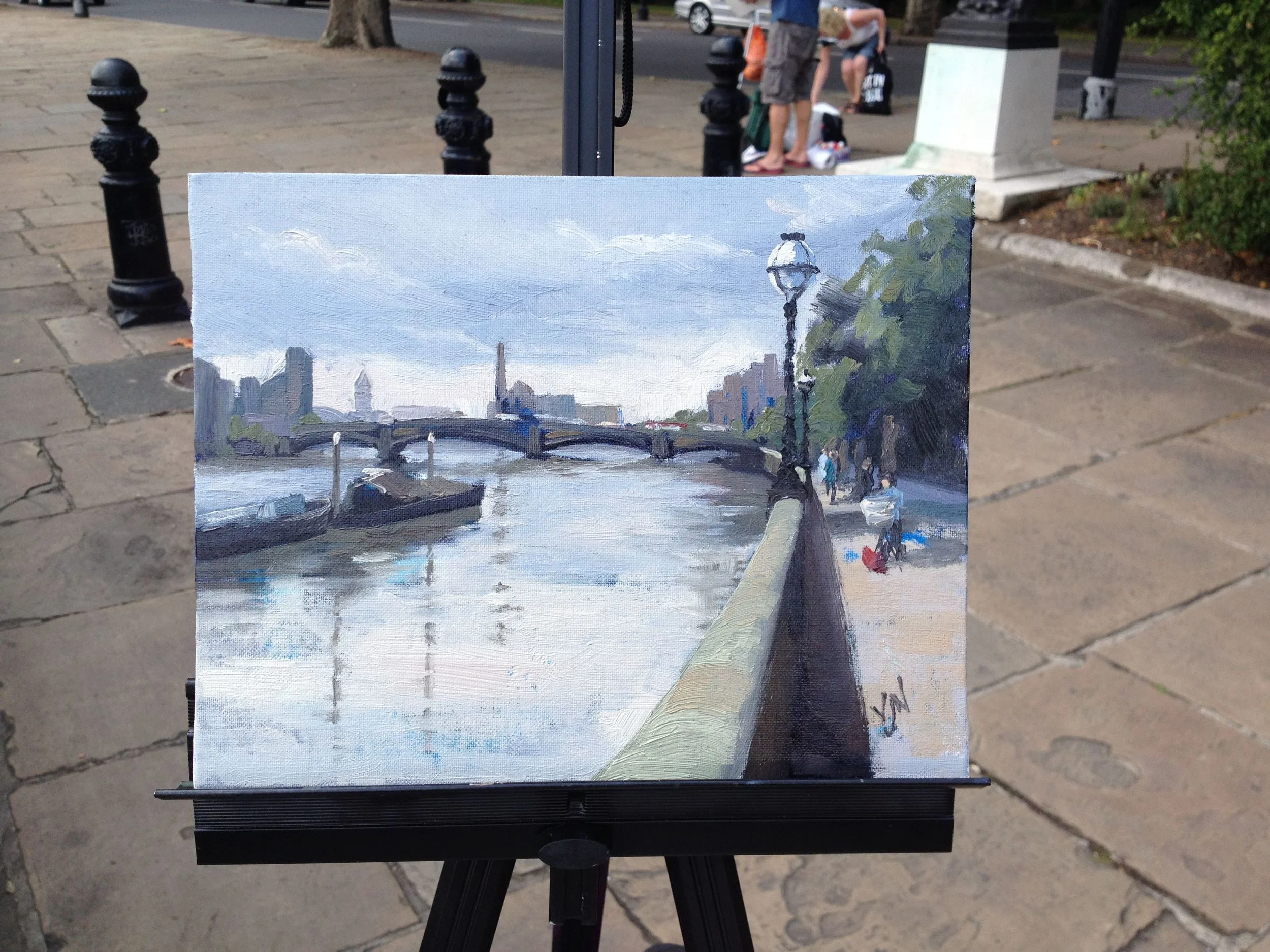 The finished painting