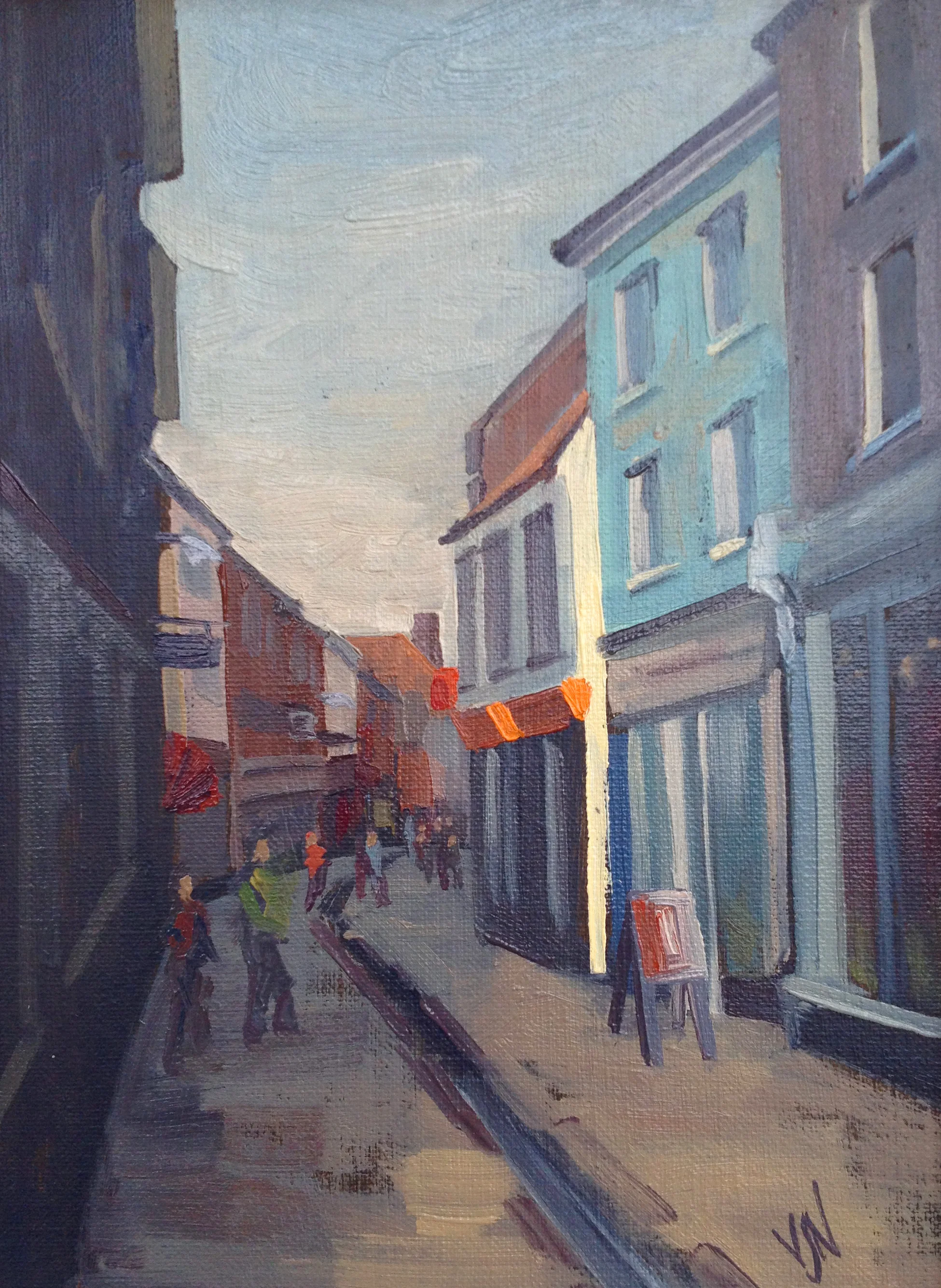 Norwich Quick Draw 24x18cm Oil on canvas board