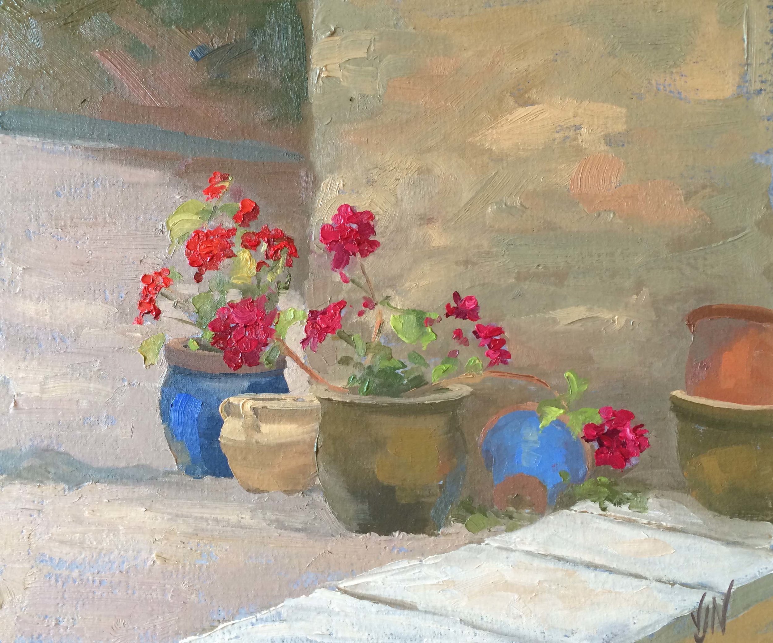 Pots in the Yard