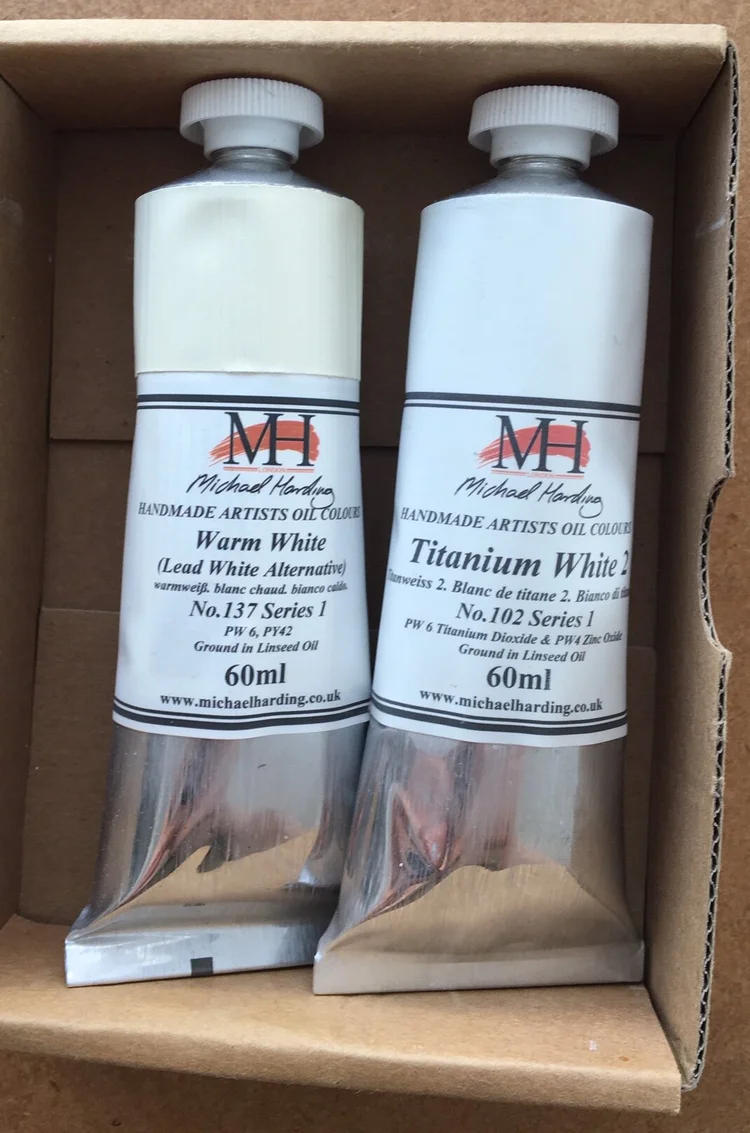 Titanium White #2 and Warm White (lead white alternative) 60ml — Vicki  Norman Studio