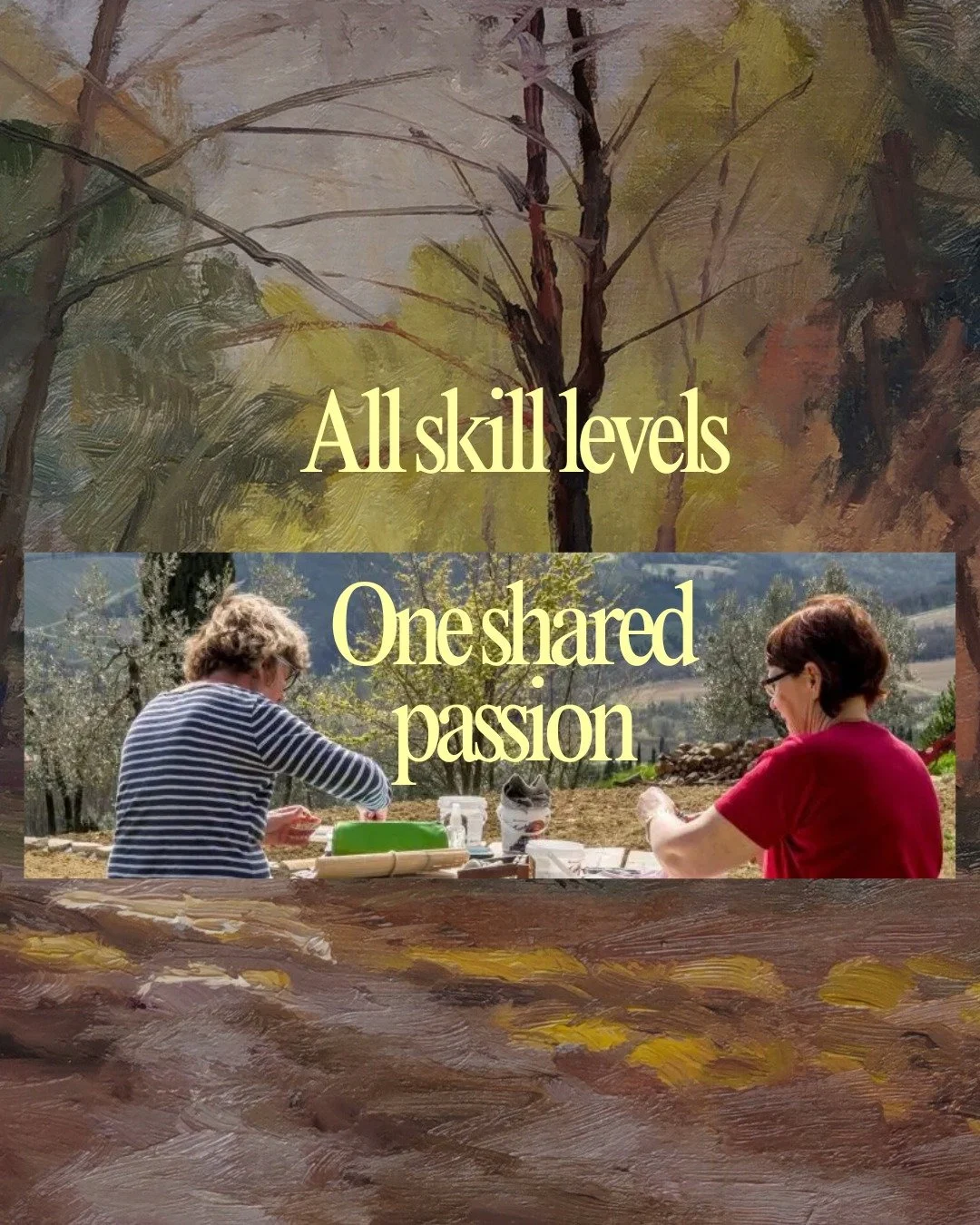 "I often hear: ' Vicki, I'm not sure I'm good enough yet for a retreat.'
My answer?
"You don't get 'good' to go on a retreat -- you go on a retreat to get good"
Whether you are a professional looking for fresh inspiration or a beginner