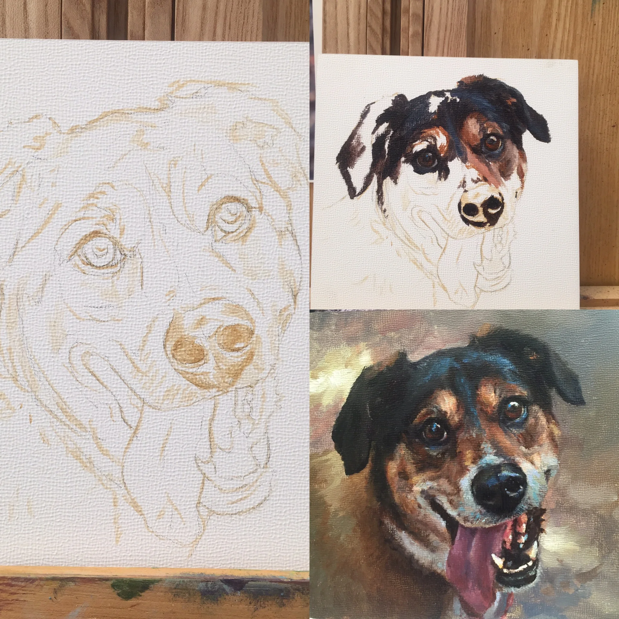 Oil on Panel, 6 x6" 