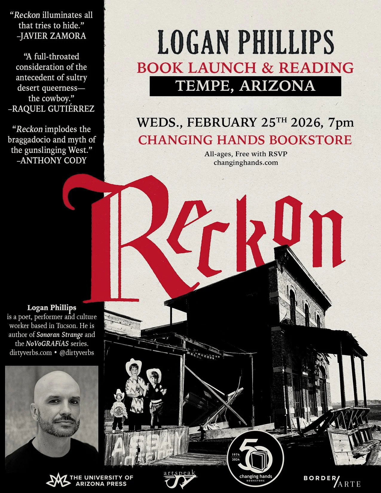 Tempe - 'RECKON' Book Release Reading!