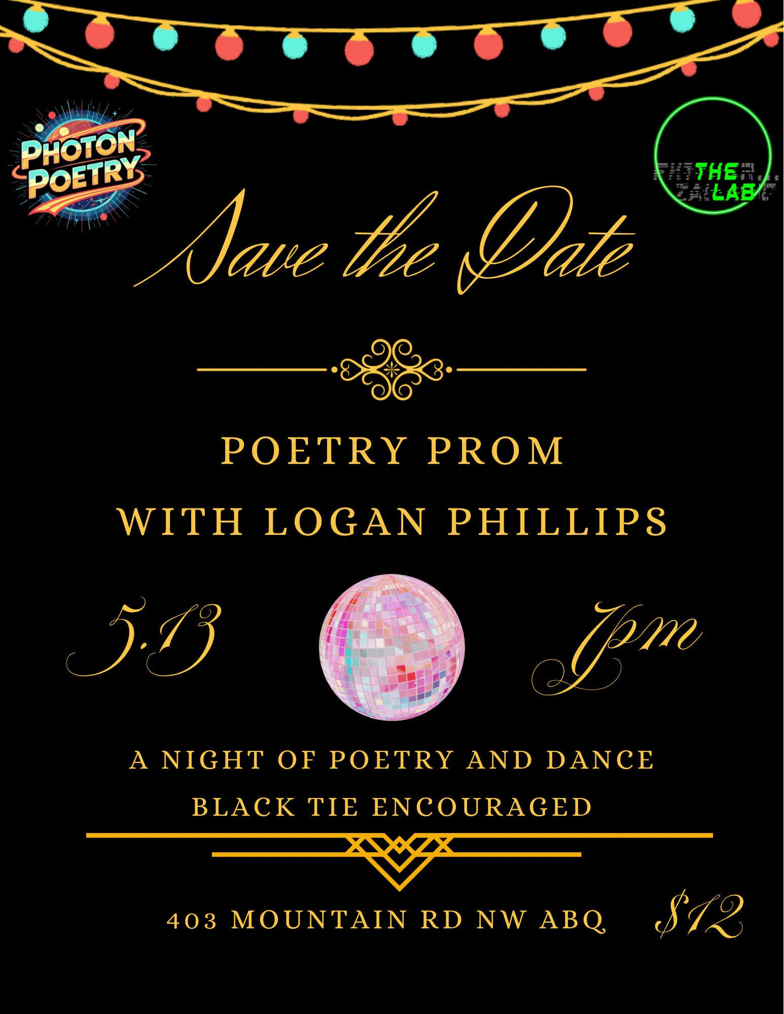 Albuquerque - Feature Reading w/video projection @ Poetry Prom