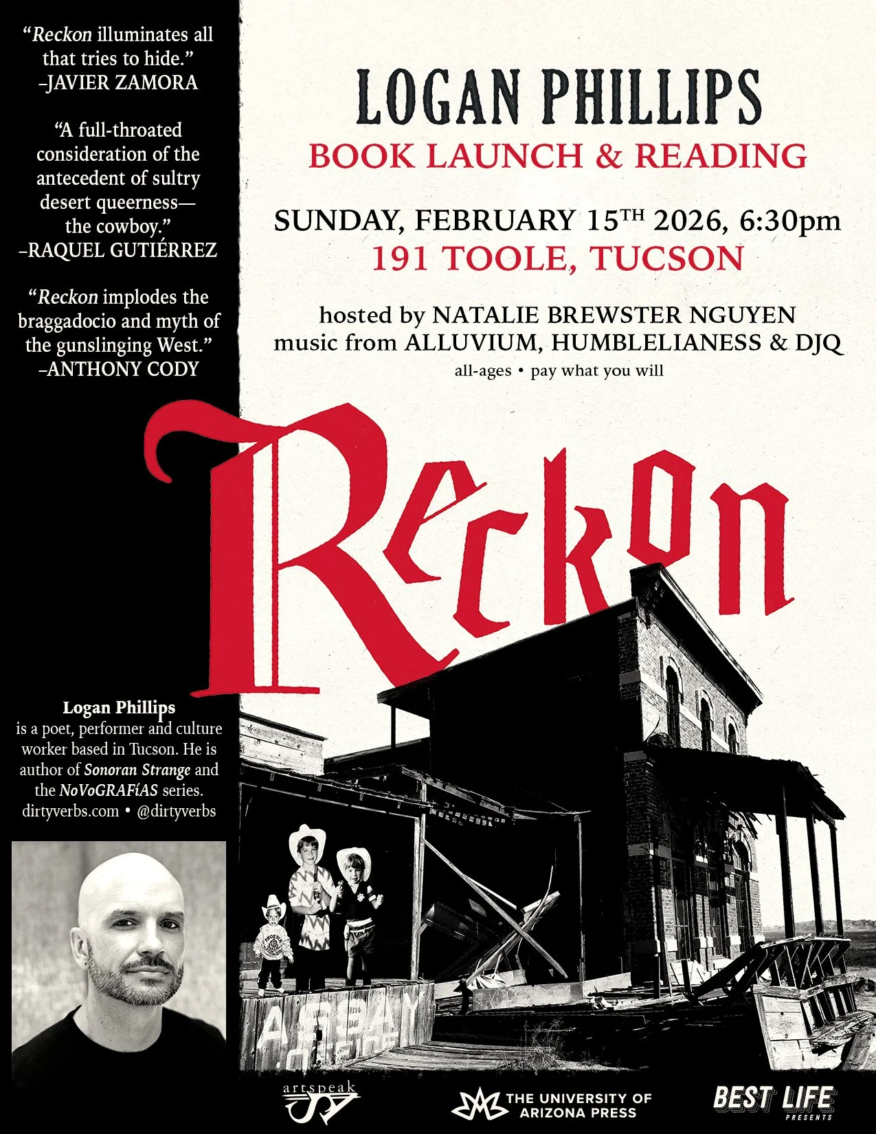 Tucson - 'RECKON' Book Release Reading