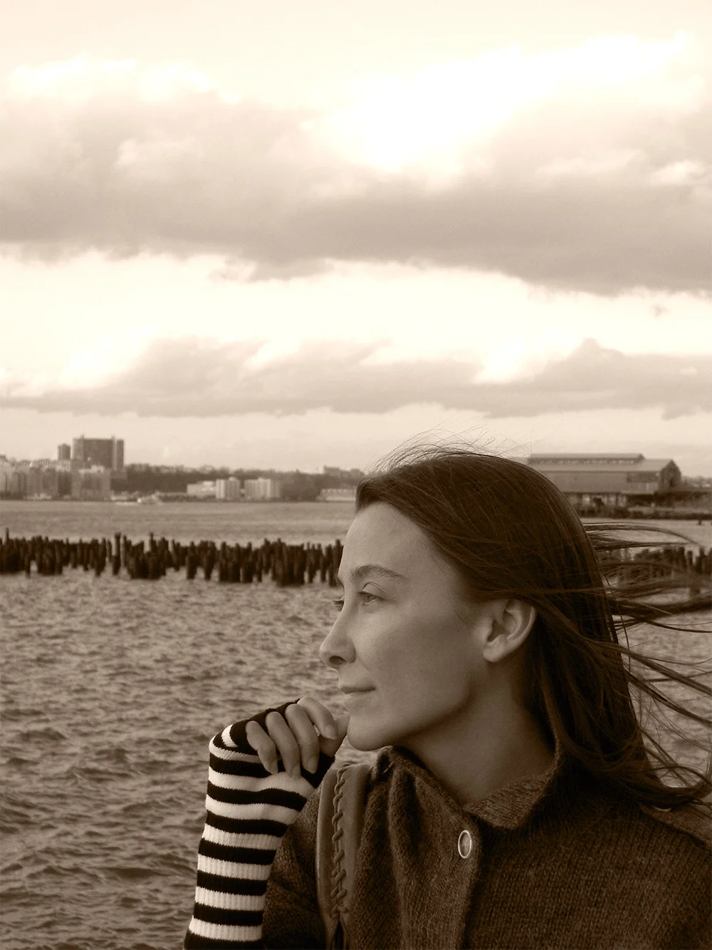 Maria Theresa Meloni at the Hudson River