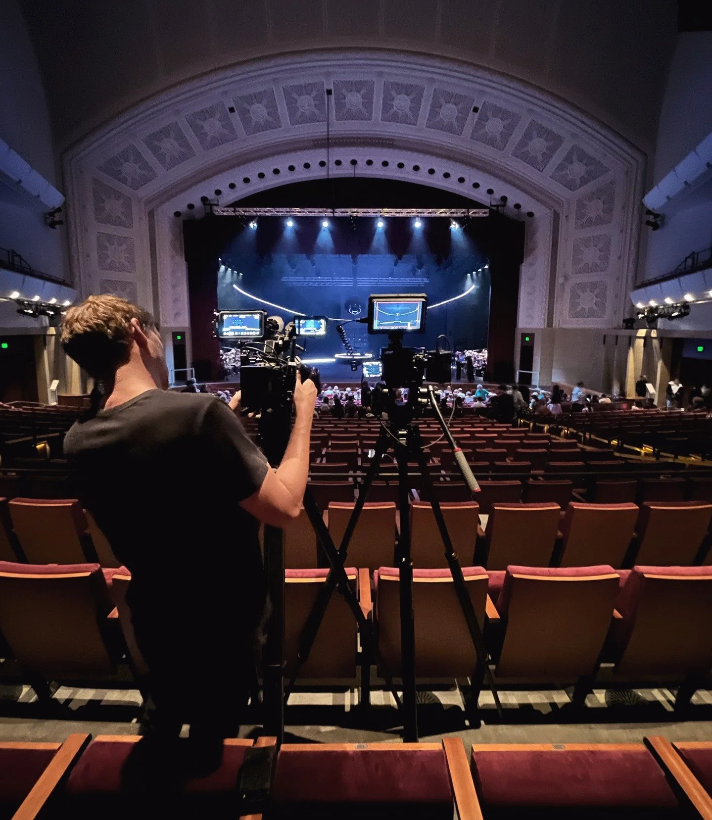 Preshow buzz ➡️ showtime magic. 

We&rsquo;re thrilled to team up with Northrop to capture the energy on stage and everything this beautiful, historic space has to offer. Stay tuned!

#acowsayfilmco