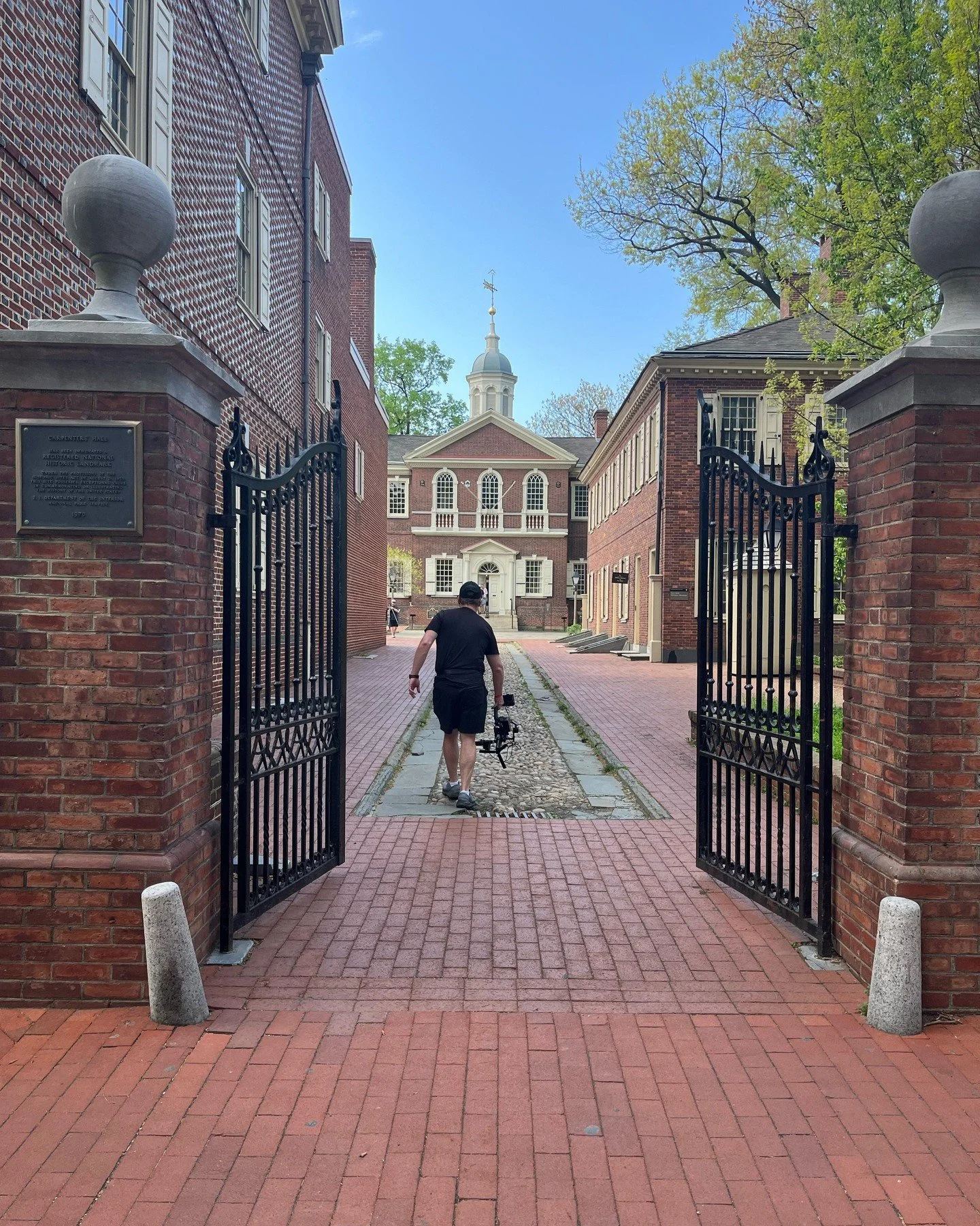 Last week in Philadelphia with the American Battlefield Trust : filming in the room where the Declaration of Independence was signed, walking the same streets where history was made, and grabbing a cheesesteak or two along the way.

Always an honor t