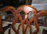 Rear of the chair back