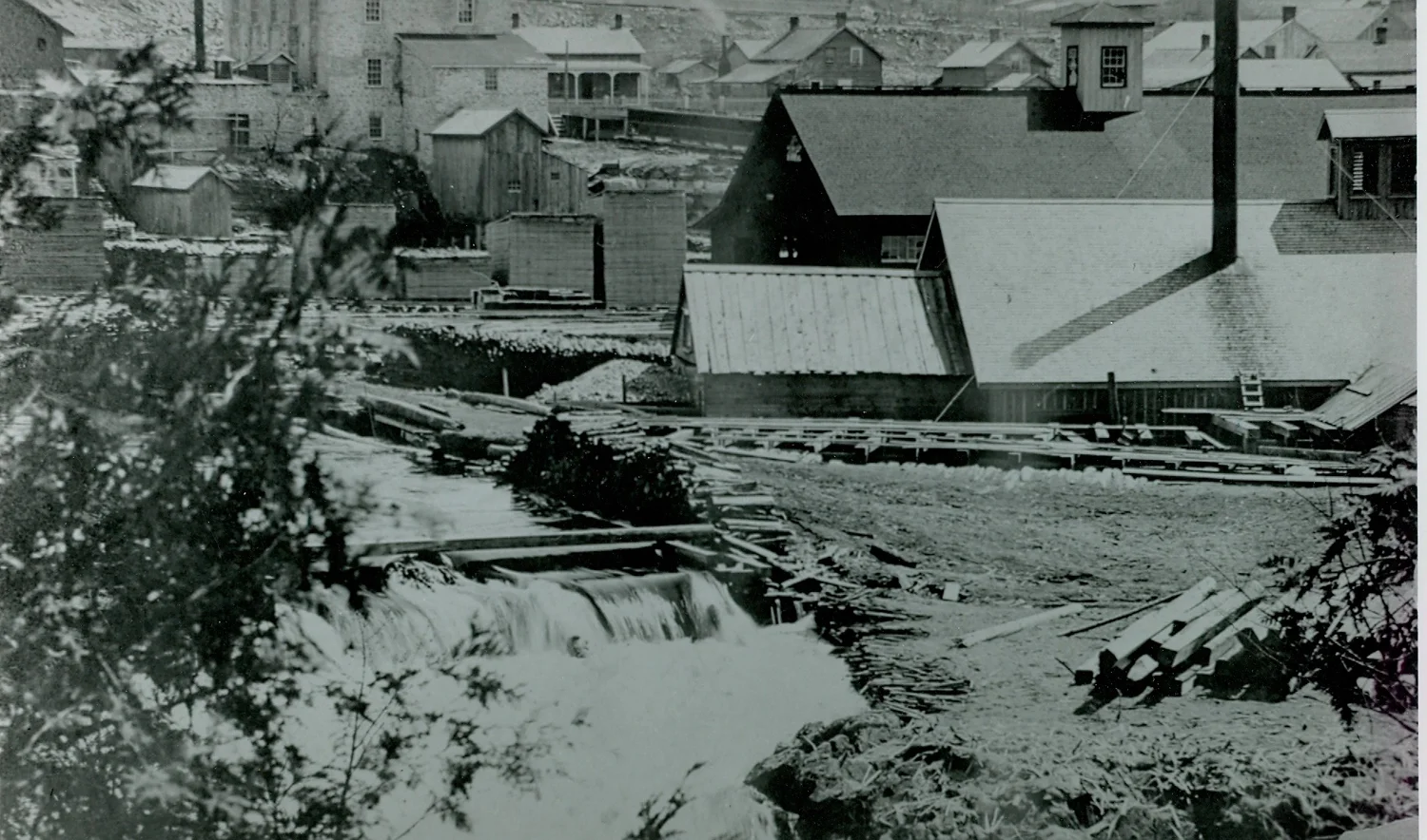 Pearce Lumber Mill at Marmora Dam