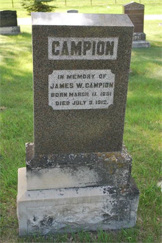 James William Campion Gravestone