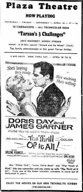 Plaza Theatre, Marmora, April, 1964.jpeg
