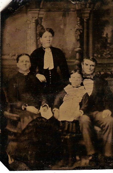 Laycocks in Marmora 1800s rICHARD AND HIS WIFE, jANE gLADNEY mINCHIN lAYCOCK, , HER DAUGHTER, mARTHA AND THEIR SON, rALPH