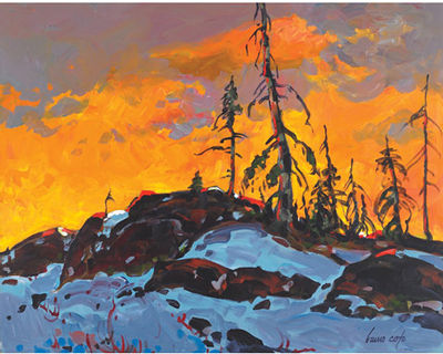 Painting by Bruno Cote