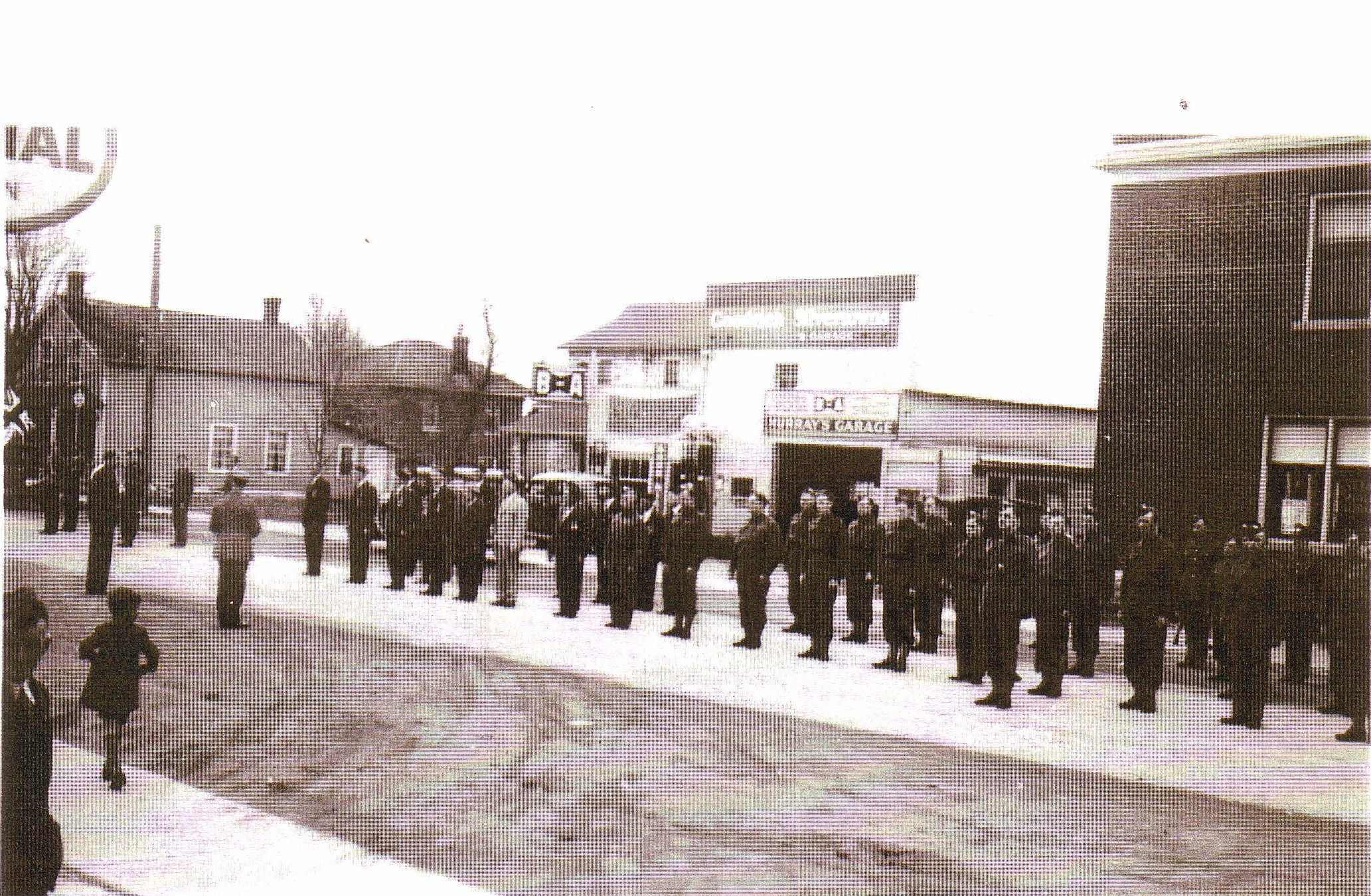 Soldiers on parade 