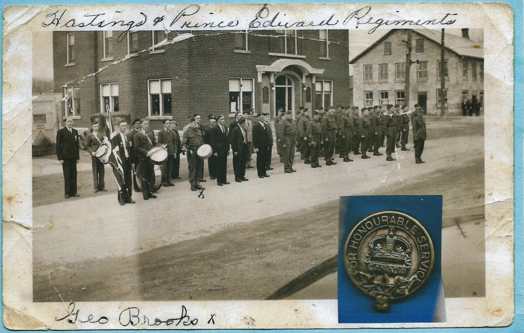 Wartime Veterans Hastings and Prince Edward Regiment,  George Brooks.jpg