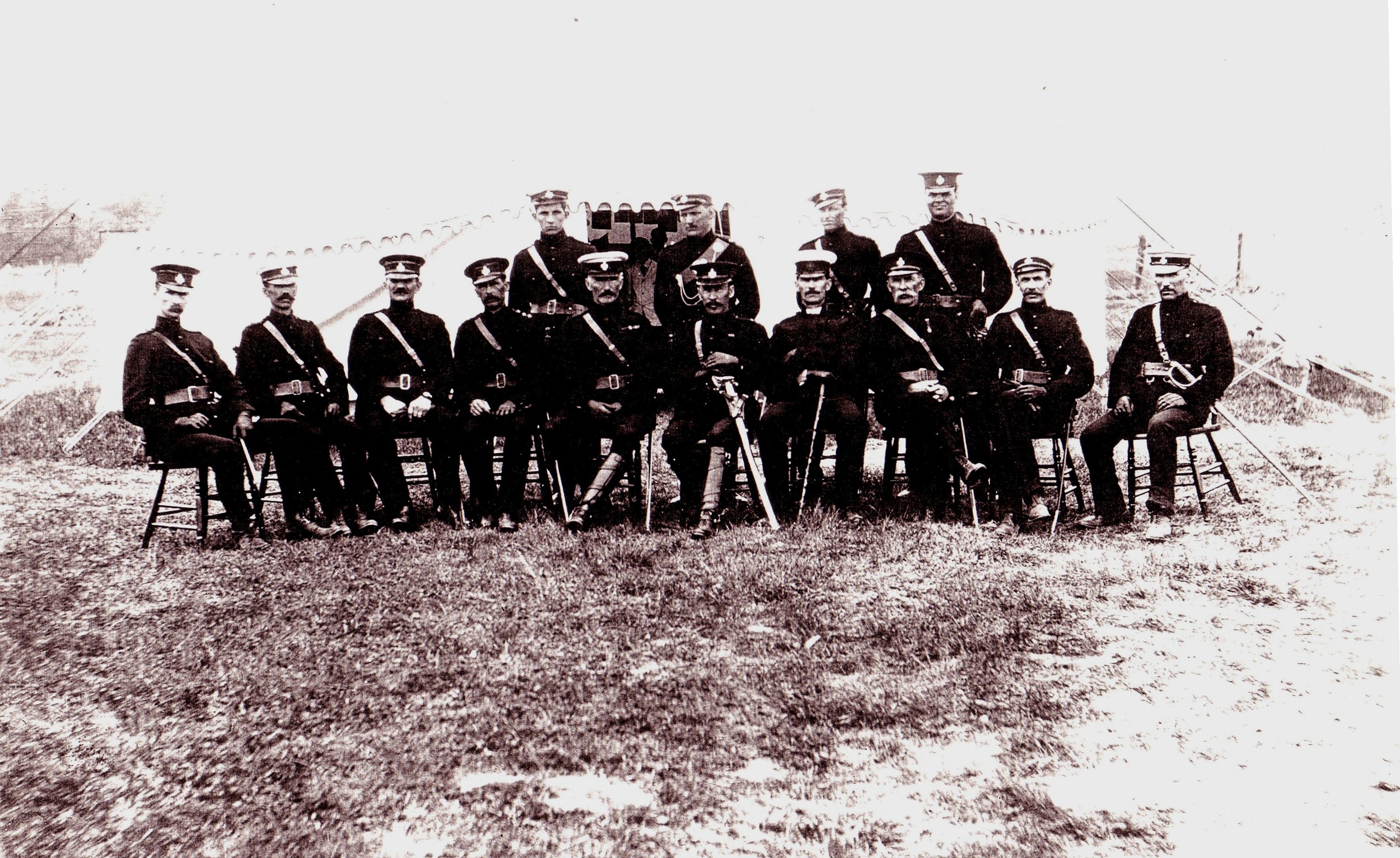 Wartime - c.1914 Charles Archilbald Bleecker 2nd from left