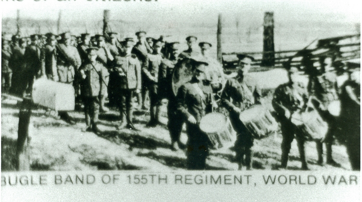 The 155th Battalion, which was authorized on 22 December 1915 as the '155th "Overseas" Battalion, embarked for Great Britain on 17 October 1916. It provided reinforcements to the Canadian Corps in the field until 8 December 1916, when its personnel were absorbed by the '154th "Overseas" Battalion, The battalion was disbanded on 17 July 1917. (Dept. of National Defence)