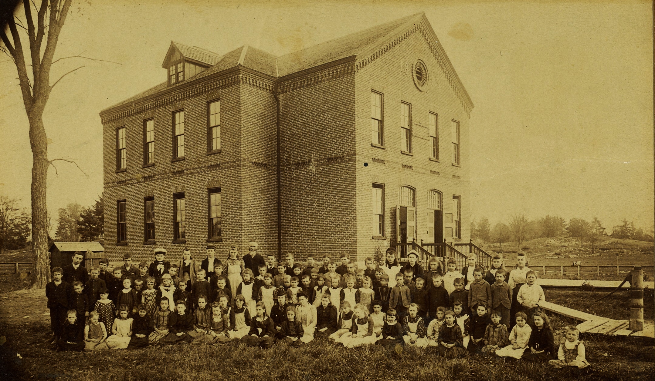 Original public school that stood on the site of the present day legion.
