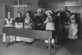 The Mercer Reformatory, instilling feminine Victorian virtues such as obedience and servility & Work, such as cooking, baking, and cleaning.
