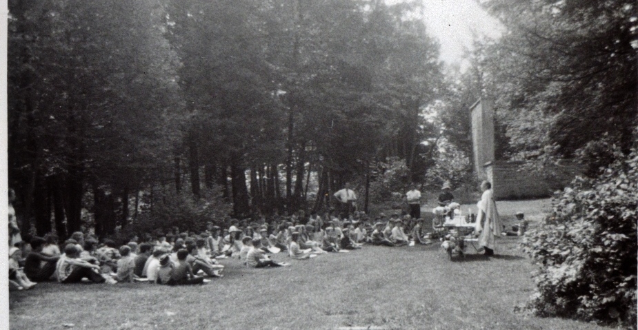 1976 St. Matilda's, Marmora, school mass with Father Scanlon