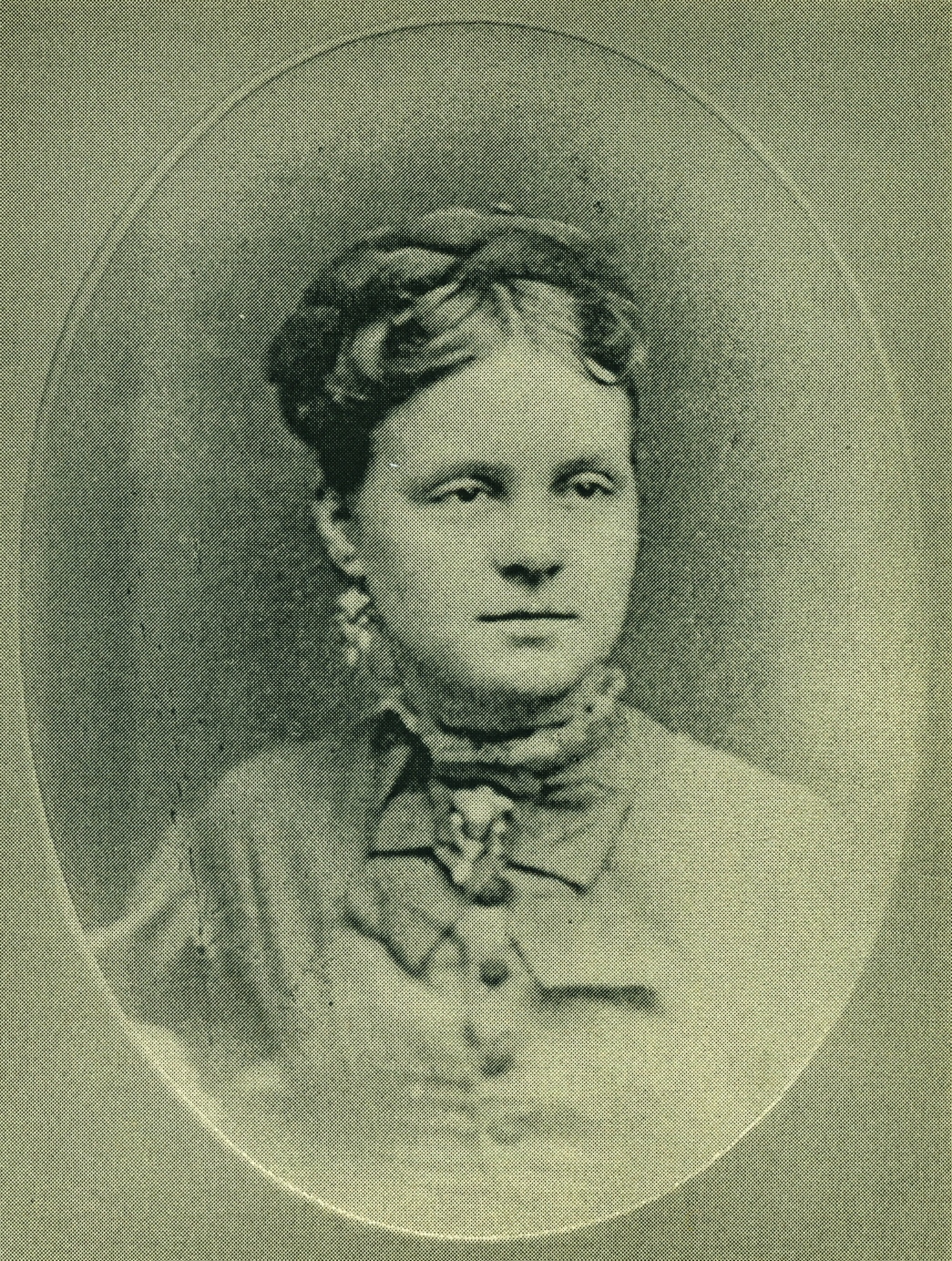 Bessie Bramley Pearce1856-1882, known as "The nicest girl in town Bessie died of Malarial fever