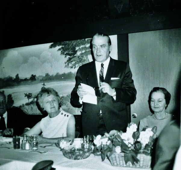William shannon and his wife, dorena shannon on his left.