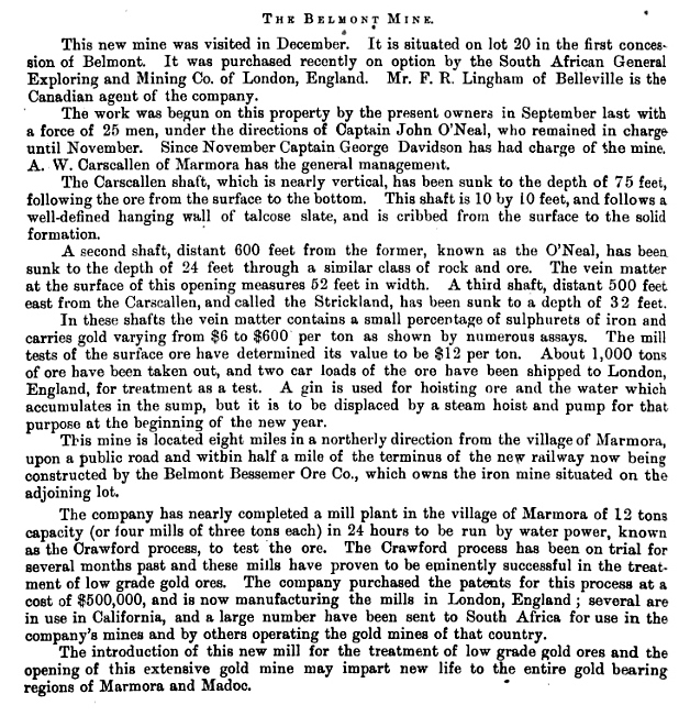 annual report of mines 1891
