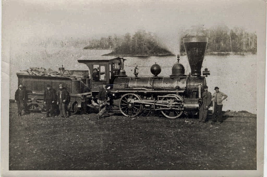 1870 Cobourg and Peterboroug _Railway Locomotive = Blairton
