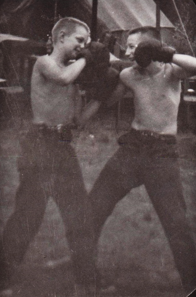 Gary Walker & Jim Spry at Scout Camp - Shanick.
