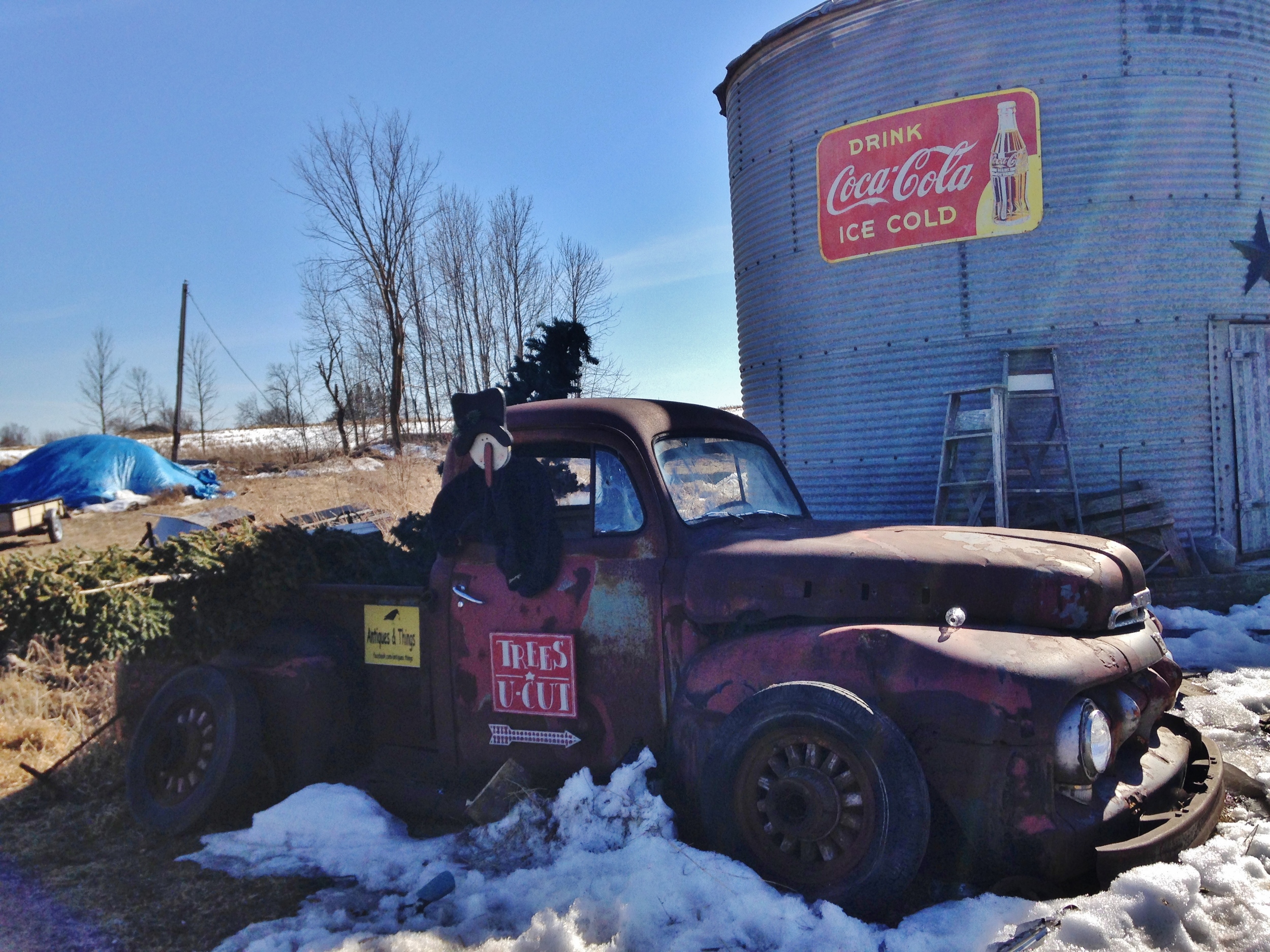 Dead Truck, centre line road, by Kristin Philpot