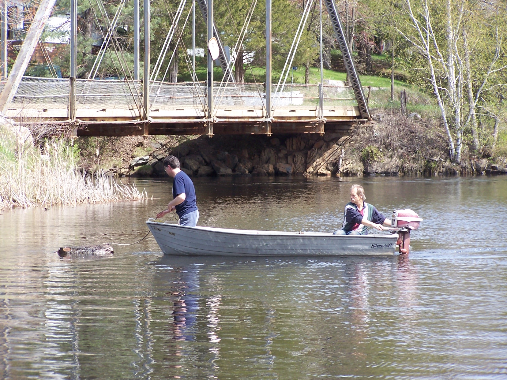The missing bridge on the Beaver Creek where it meets the crowe (lionel bennett & andre philpot)