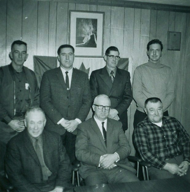 Council Twp.l, Ab Leonard, Scotty Cook , Pat Bertrand, Bob Drummond, John Wilkes, Buck Jones