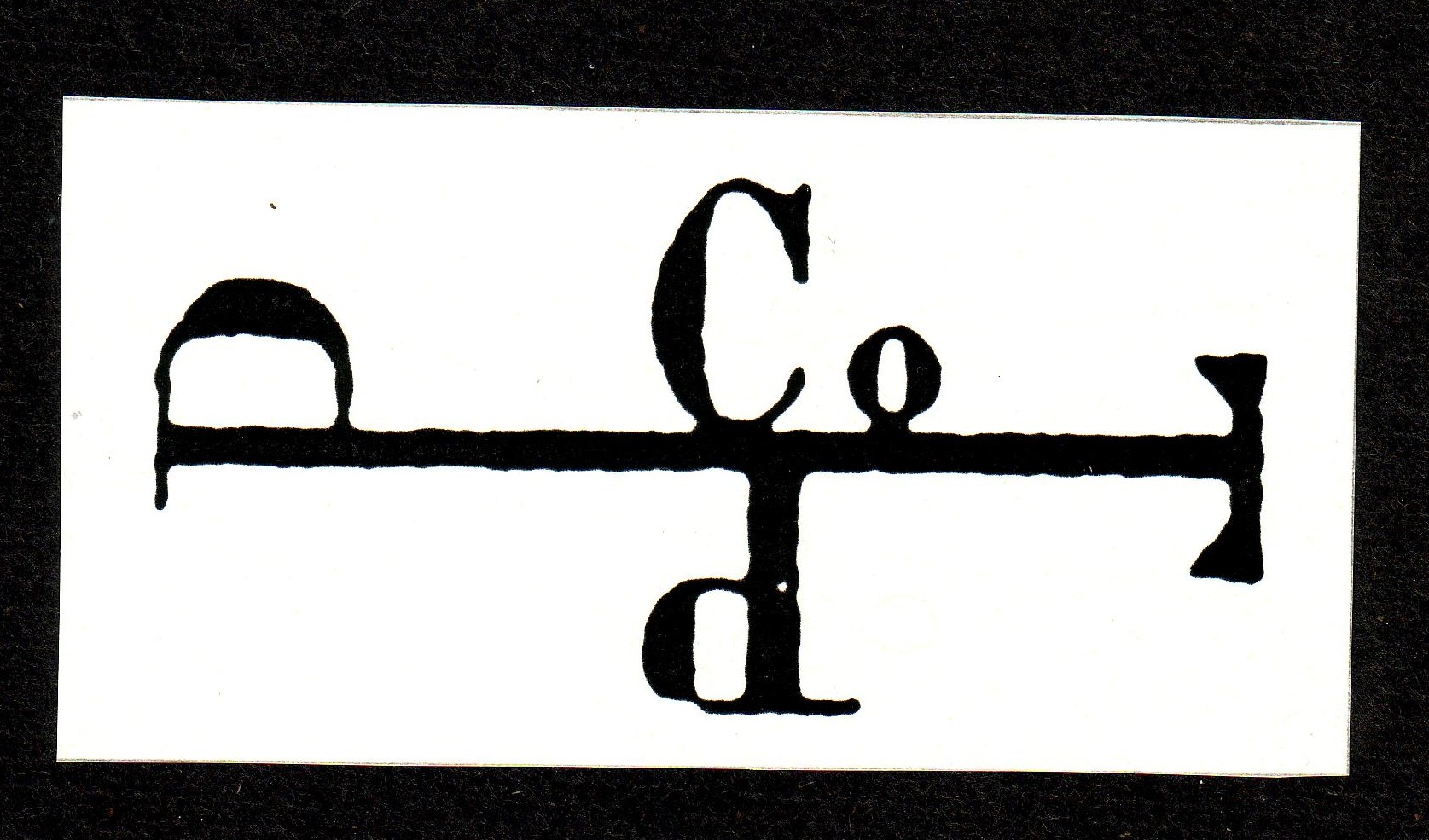 The pearce company logging stamp
