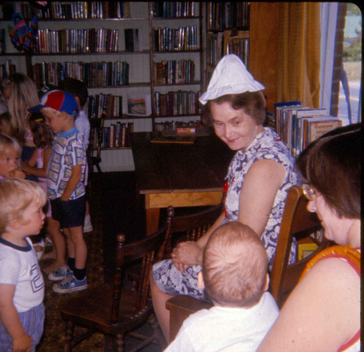 Ruby McCoy, librarian 1977