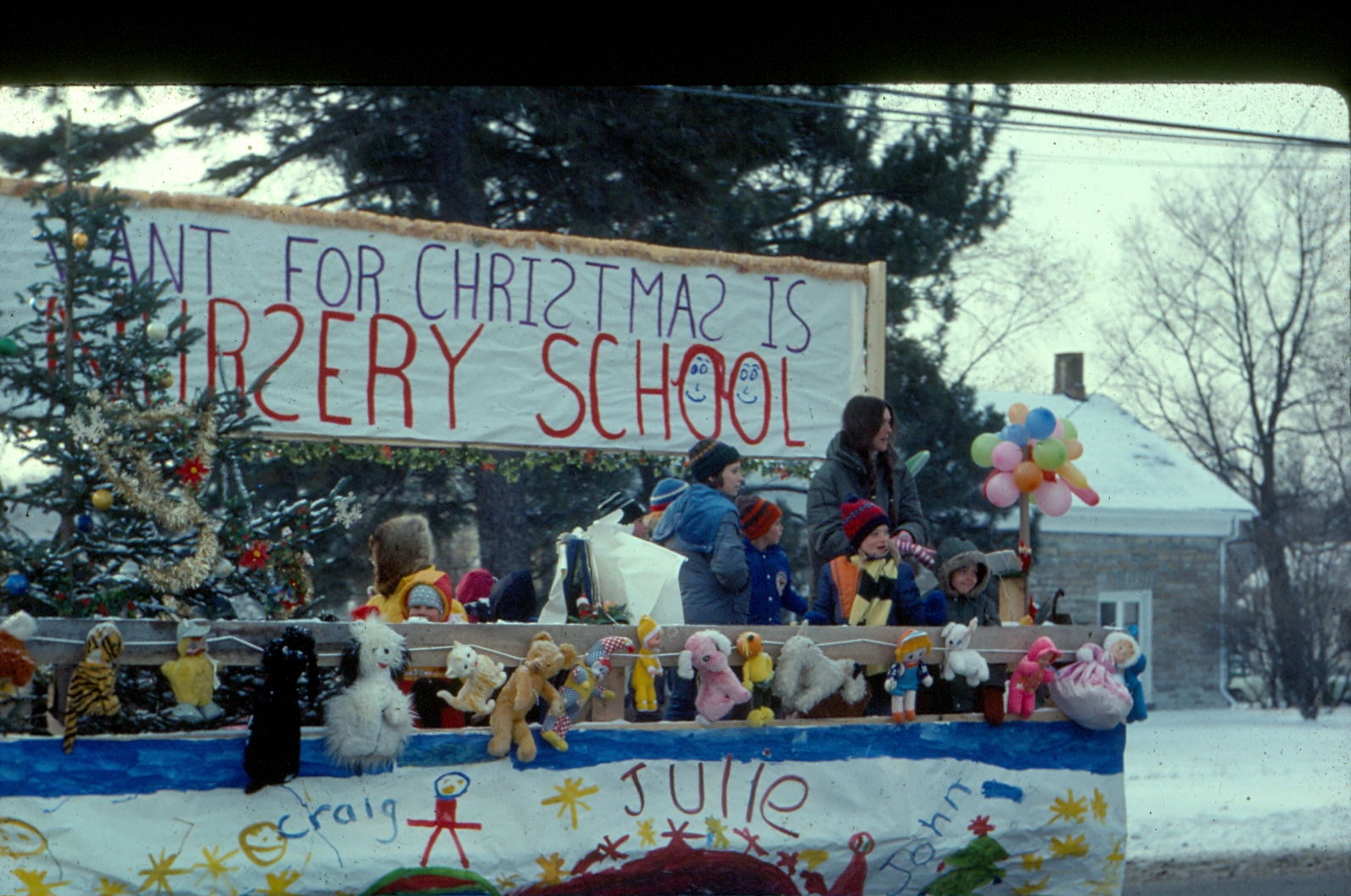 Christmas parade 1977