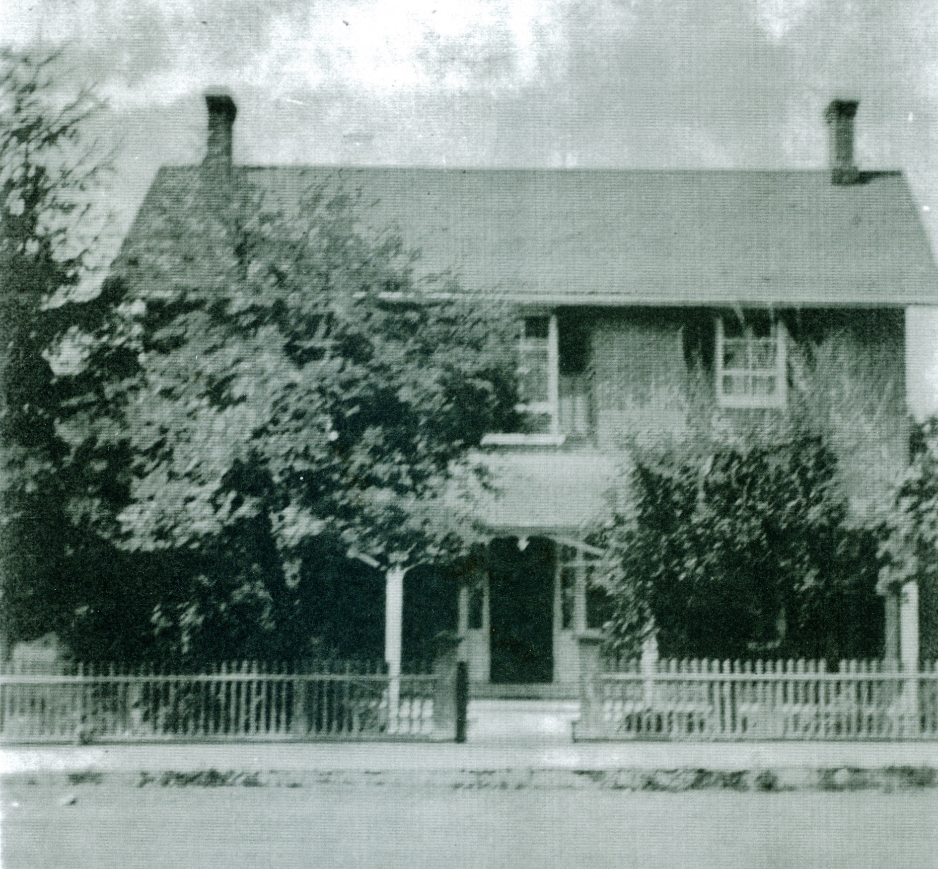 George William Bleecker house. 1st brick home in Marmora (beside Parkin House) Later lived in by his son George Bartholomew