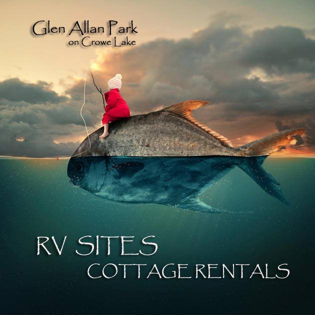 Elizabeth Harris Berry wrote: "I saw the old ads for Crowe Lake on your recent posting with huge fish and found this one to add to the tall tales of fish in Crowe Lake."