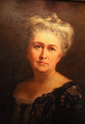 A portrait of womens' rights advocate Adelaide Hunter Hoodless hangs inside the front door of her childhood home on Blue Lake Road east of Paris, Ont. (MICHAEL PEELING/QMI Agency) toronto sun