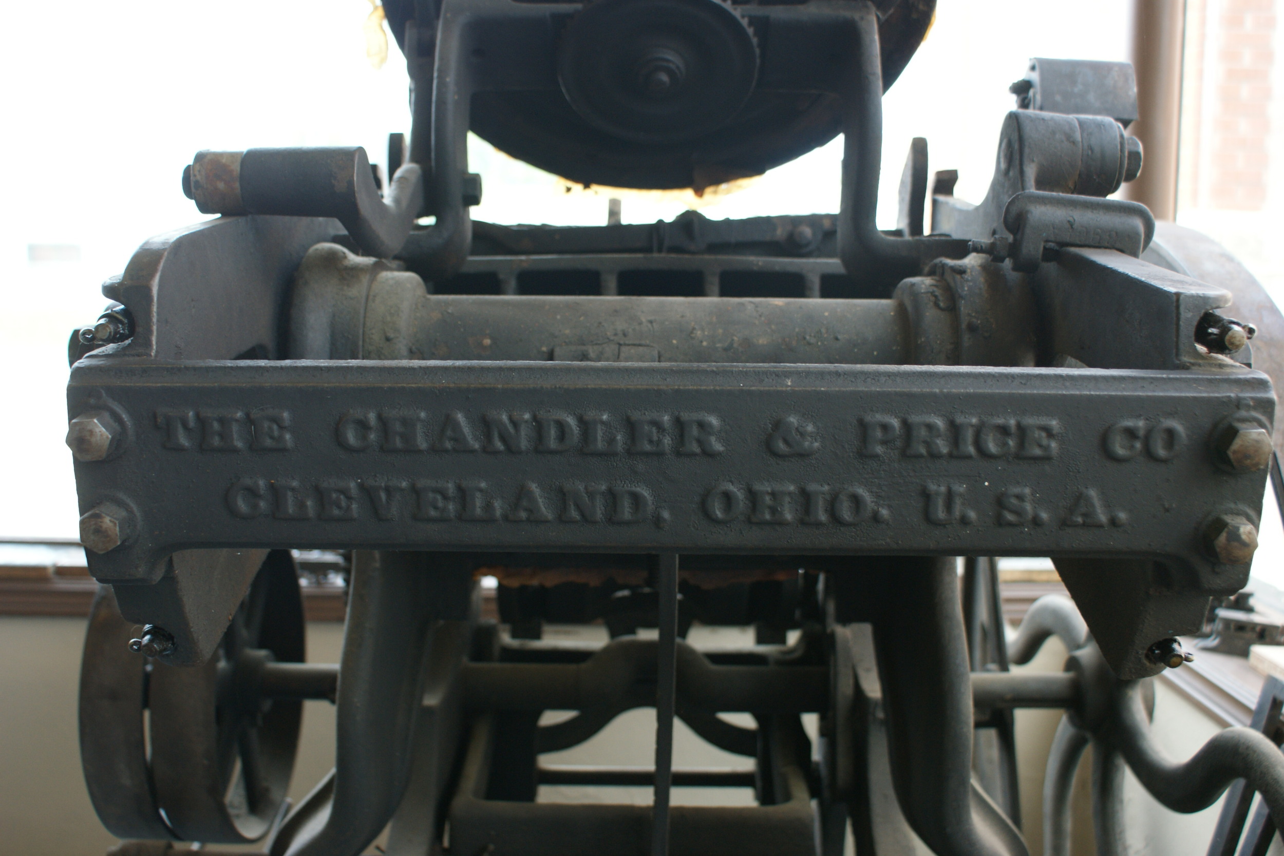 Chandler & Price Printing Press ,  Cleveland,  Ohio.JPG