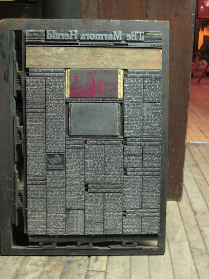 The last Marmora Herald page printed on the letterpress
