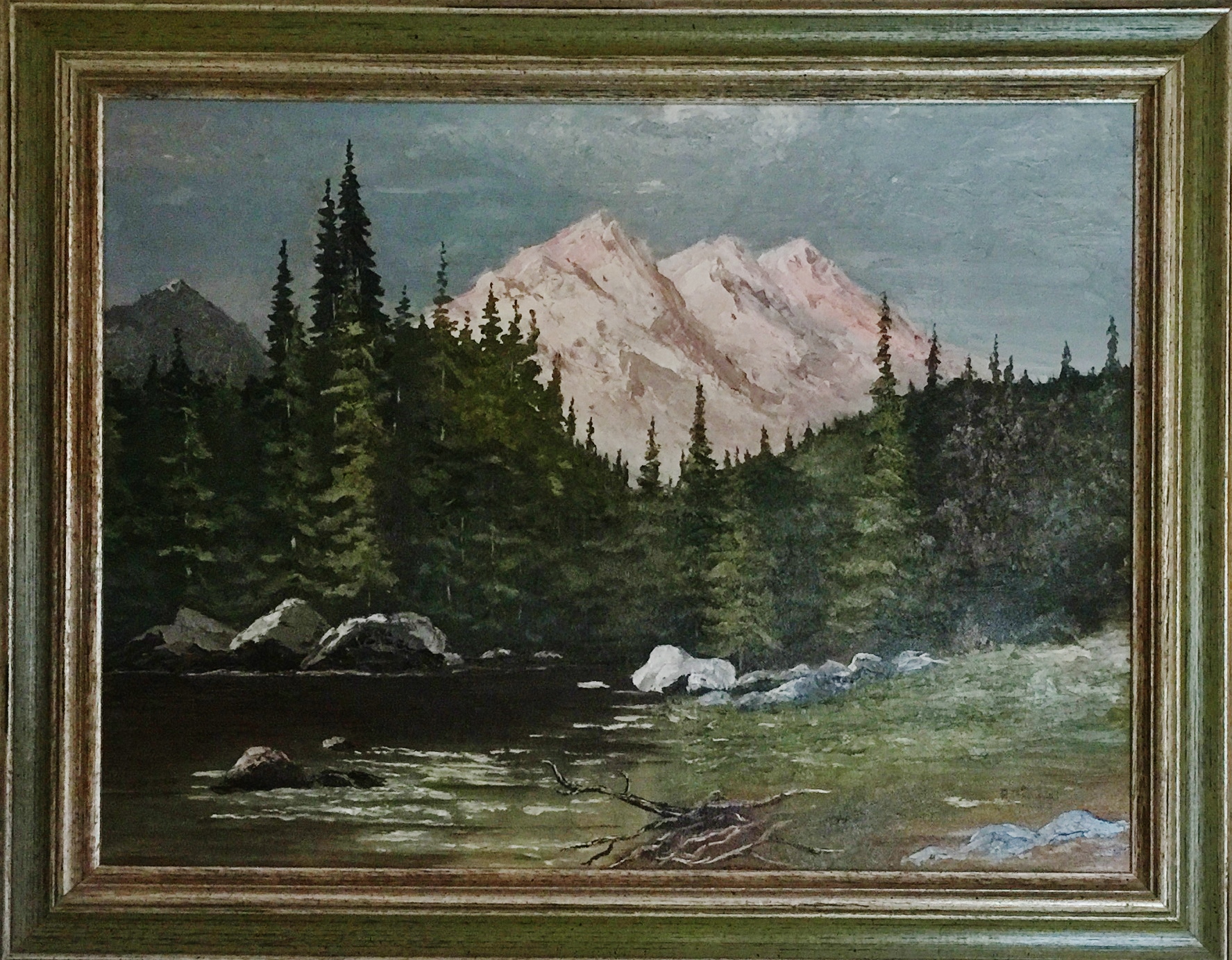  Oil painting by Bob Broadbent