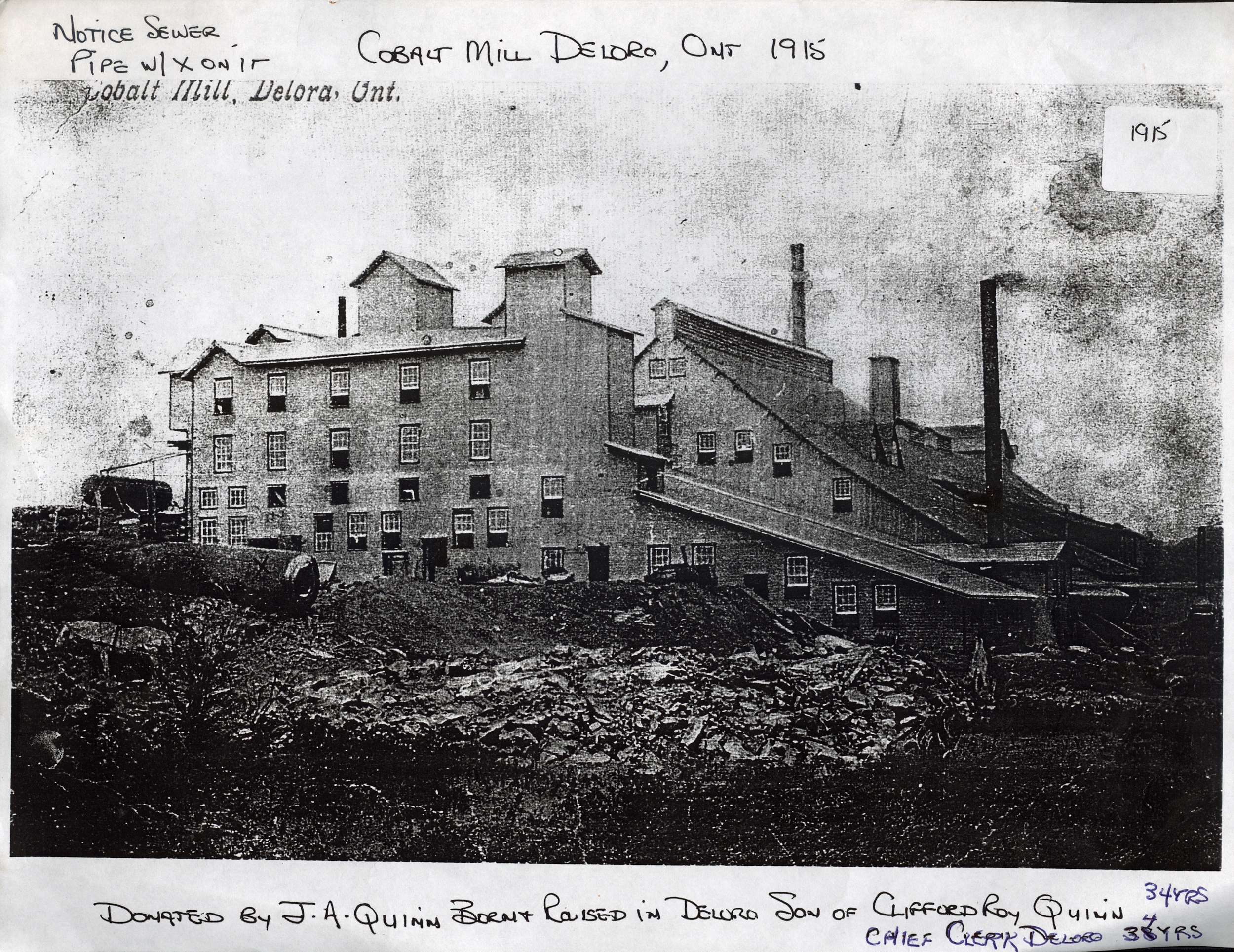 1915 Cobalt Mill, Deloro