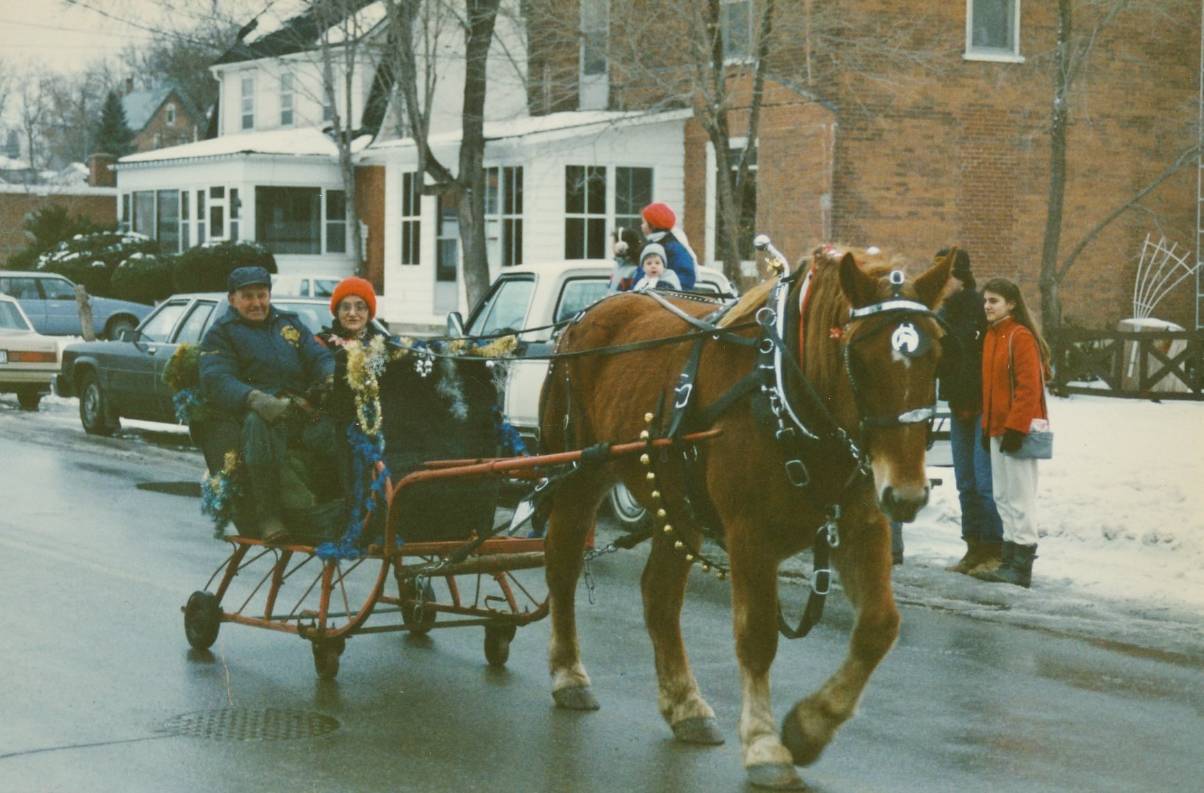 Marmora Christmas Parade, 1992 Carman and Elly Hamilton of Cordova