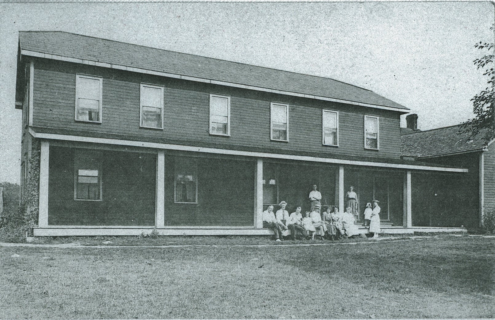 The O'Connor family at the Tipperary Hotel, Crowe Lake